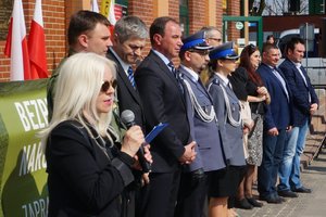 Przemowy okolicznościowe w trakcie inauguracji VI edycji Ogólnopolskiego Turnieju Klas o Profilu Mundurowym
