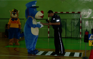policjant wita Sznupka