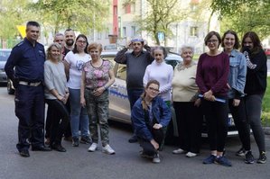 Zdjęcie grupowe uczestników zajęć profilaktycznych.