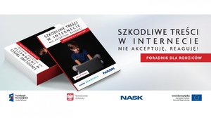 Plakat: Szkodliwe treści w internecie. Nie akceptuję, reaguję! - Nie zagub dziecka w sieci - Portal Gov.pl
