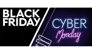 Zdjęcie ze strony https://www.gov.pl/web/baza-wiedzy/black-friday-i-cyber-monday---jak-bezpiecznie-kupowac-w-sieci Na zdjęciu widocze napisy: Black friday i Cyber Monday, a także blackweek