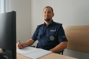 mł. asp. Karol Szymański