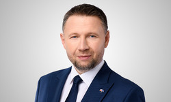 Na zdjęciu Minister Spraw Wewnętrznych i Administracji Marcin Kierwiński.