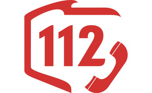 Grafika przedstawiająca numer alarmowy 112.