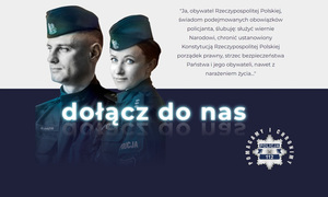 Na zdjęciu widoczna policjantka oraz policjant.