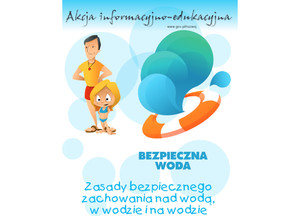 Pierwsza strona broszury Bezpieczna woda - www.gov.pl/rozwoj