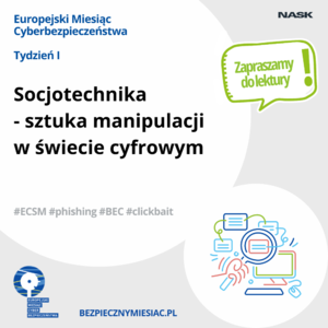 Socjotechnika - sztuka manipulacji w świecie cyfrowym.