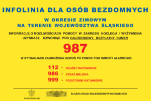 Infolinia dla bezdomnych : 987.