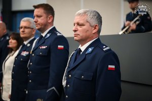 Na zdjęciu widoczny pełniący obowiązki Zastępcy Komendanta Wojewódzkiego Policji w Katowicach podinsp. Marek Gadziński.