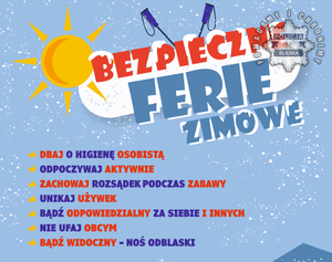 Bezpieczne ferie zimowe.