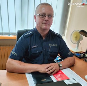 Aspirant sztabowy Marek Grabowski.