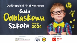 Plakat Gala odblaskowa szkoła.