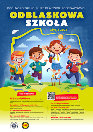 Plakat Odblaskowa Szkoła.