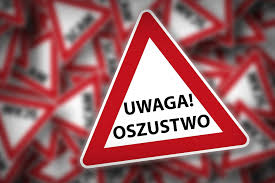 Uwaga! Oszustwo. Grafiku: KPP w Piszu.
