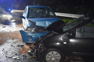 Na zdjęciu widoczne miejsce wypadku drogowego.