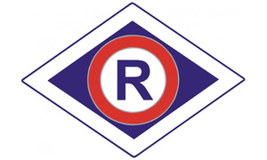 Symbol ruchu drogowego.