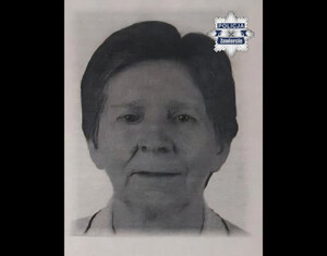 Wizerunek zaginionej kobiety.