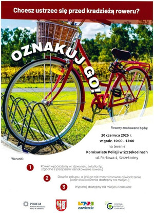 Plakat akcji. Informacje dostępne w treści komunikatu.